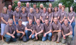 Dolway and Eileen Johnston (left in front and second row) pictured with the team from Glenavy Parish Churches who will travel to Uganda in July to carry out medical, construction and schools� work for Fields of Life.