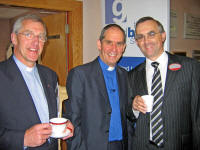 The Very Rev. John Dinnen - Dean of Down, Rev Canon Roderic West and David Cromie pictured at the Down & Dromore Diocesan Synod 2006 in St John�s Parish Centre, Moira on Thursday 22nd June.