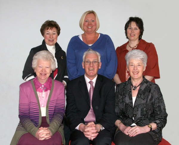 Taking part in the Mission Service in Railway Street Presbyterian Church last Sunday morning (9th March) were L to R: (seated) Heather Henry, Billy Patterson and Elma Lindsay. (back row) Margaret Coulter, Claire Crawford and Karen Blythe.