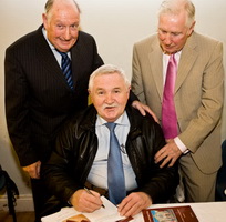 Sons of the First Mayor of Liburn At the book launch are Bobby and Stanley Howard sons of the late James Howard JP, OBE, a member of Railway Street Church, who when Lisburn was raised to the status of Borough in 1964, was elected the first Mayor of Lisburn.