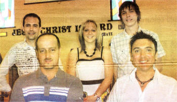 Maghaberry Elim's worship band who took part in a special fundraising concert for Zimbabwe.