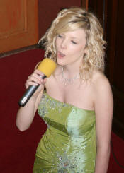 Local girl Clara Costley thrills the audience as she sings ‘Pie Jesu’ at the Spring Festival of Song in First Lisburn Presbyterian Church on Sunday 24th May.