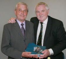 Former Shorts employees Roy Hughes and John Kelly. John attributes much of interest in photography to Roy, a former Shorts photographer. 