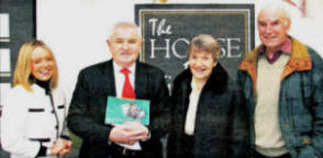 John Kelly with his daughter Emma, sister and brother-in-law Marjorie and Allen Cushnie at the book signing