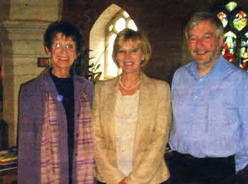 Fiona Castle, Dorothy McReynolds and Canon Ken McReynolds at the 'Help l'm a Woman' Conference at Lambeg Parish Church.
	