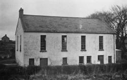 The Old School at First Dromore Presbyterian Church, erected in 1860. It was demolished in the late 1950�s and a Church Hall built on the same site was opened in 1960.