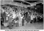 The large crowd at Carols in the City in the Lagan Valley Island. US50-546JC