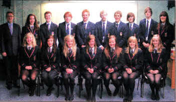 The Wallace High School Music Honours Students 2010/ 2011.