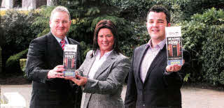 Launching Maxol's partnership with Simon Community are from left, Clive Serplus, Maxol Regional Manager; Noreen Kennedy, Simon Community Fundraising Manager and Peter Robinson, Hilden Service Station, Lisburn.