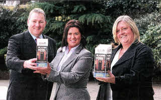 Launching Maxol's partnership with Simon Community are from left, Clive Serplus, Maxol Regional Manager; Noreen Kennedy, Simon Community Fundraising Manager and and Pauline Seaton, Carryduff Service Station.