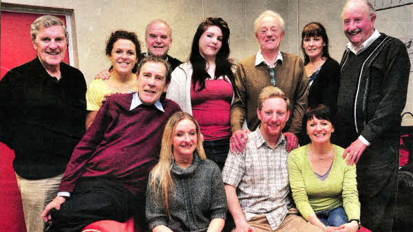 The principal cast of Lisnagarvey Operatic Society's rendition of 'The Merry Widow' US1211-402PM Pic by Paul Murphy