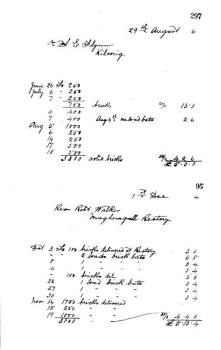 A page from the accounts