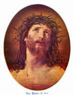 Ecce Homo—By Reni. This well-known and impressive picture of Our Lord, crowned with thorns, is by Guido Reni, an artist of the Bolognese School. Reni was born at Calvenzano in 1575, and studied under Calvert and Carracci in Bologna. He spent five years in Rome, where he came under the influence of Caravaggio. He died at Bologna in 1642. ' Ecce Homo ' hangs in the National Gallery, London, by whose permission it is here reproduced. Ecce Homo—By Reni. This well-known and impressive picture of Our Lord, crowned with thorns, is by Guido Reni, an artist of the Bolognese School. Reni was born at Calvenzano in 1575, and studied under Calvert and Carracci in Bologna. He spent five years in Rome, where he came under the influence of Caravaggio. He died at Bologna in 1642. ' Ecce Homo ' hangs in the National Gallery, London, by whose permission it is here reproduced.