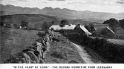 "IN THE HEART OF DOWN" - THE MOURNE MOUNTAINS FROM LEGANANNY