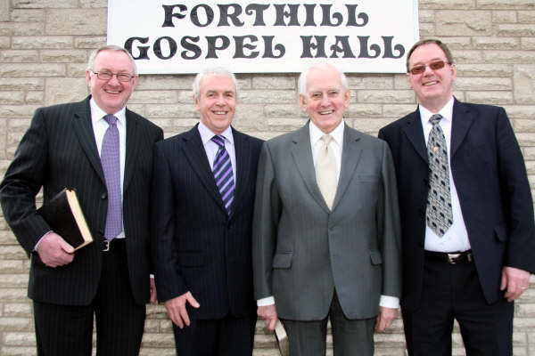 Elders L to R: Eric Hull, Alex Connor, John McCabe and Sam Smyth. Elders L to R: Eric Hull, Alex Connor, John McCabe and Sam Smyth.