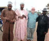 David Savage meeting with a Paramount Chief, Kaduna State