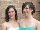 Mandy's twin girls Kristen and Stefanie aged 17.